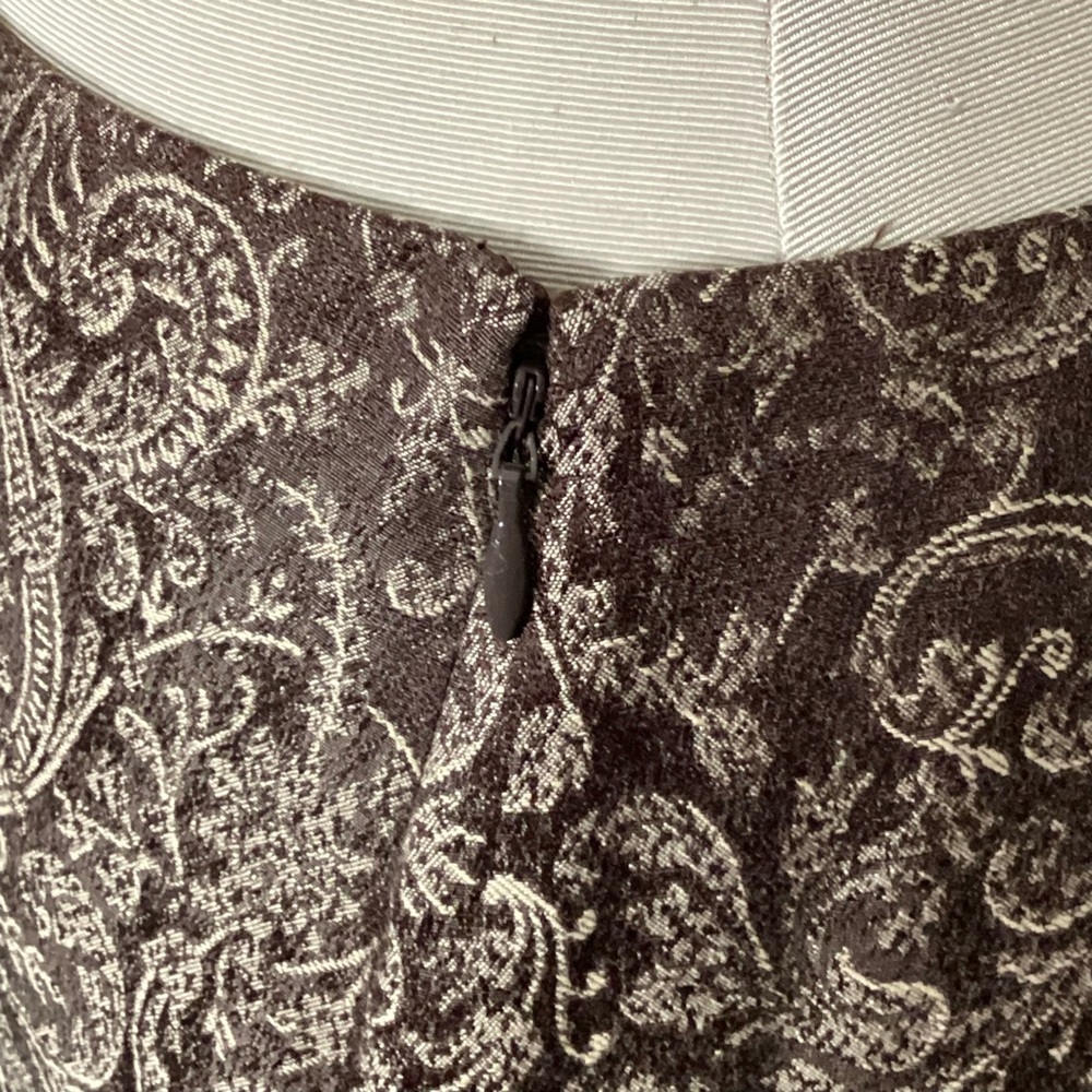 Ideology Brown Paisley Style Skirt - Picture 3 of 6